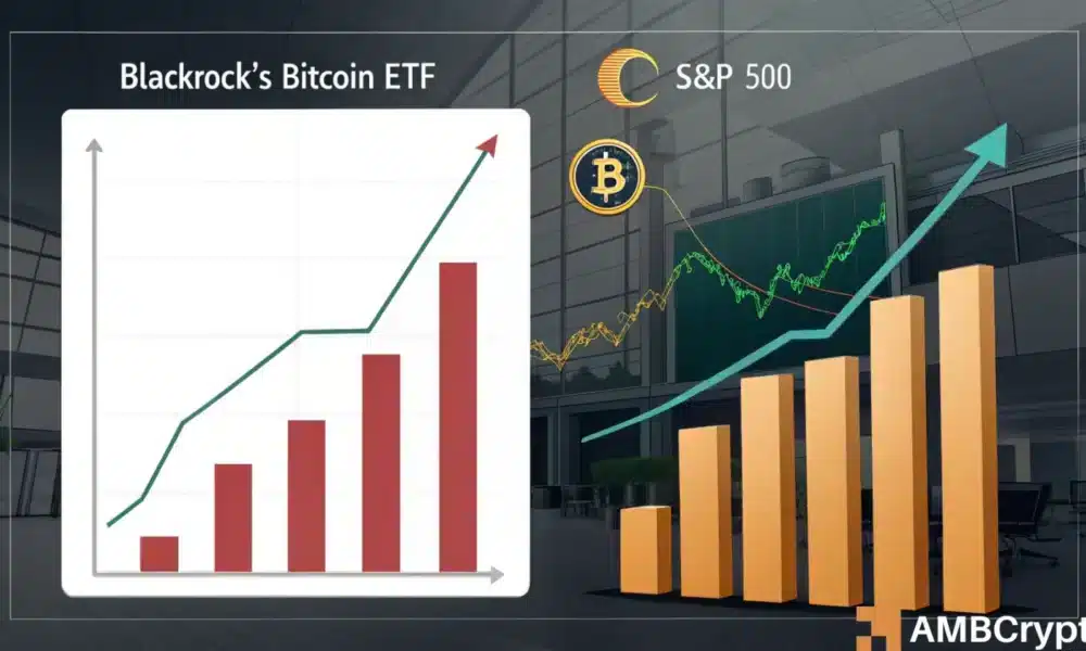 贝莱德比特币 ETF 收入首次超越标普500基金